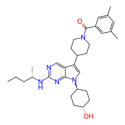 Chemical structure of BindingDB Monomer ID 497292