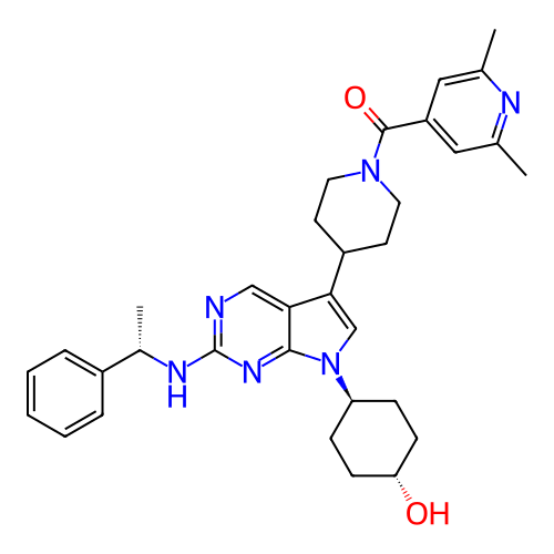 Chemical structure of BindingDB Monomer ID 497295