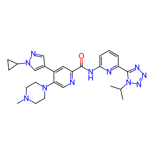 Chemical structure of BindingDB Monomer ID 497420