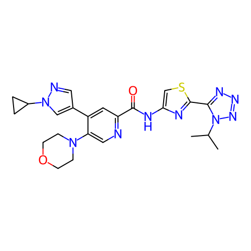Chemical structure of BindingDB Monomer ID 497423