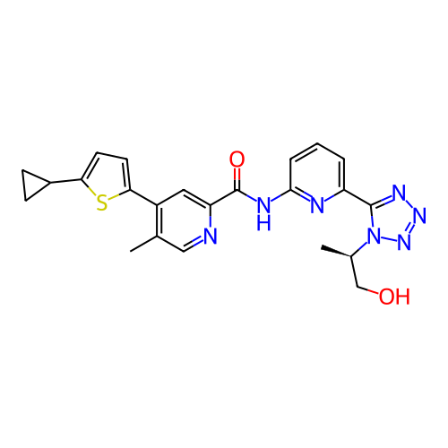 Chemical structure of BindingDB Monomer ID 497458