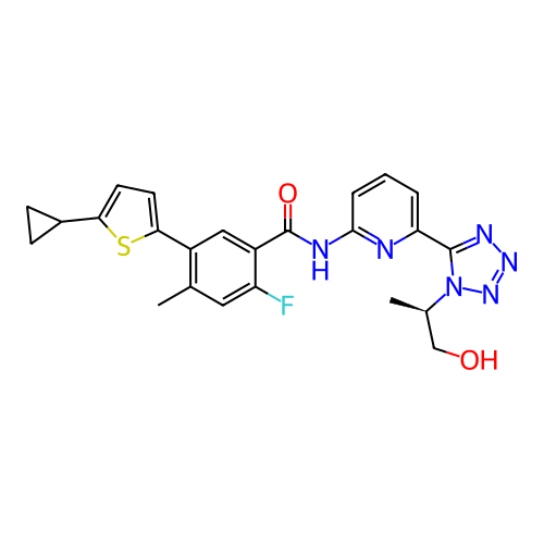 Chemical structure of BindingDB Monomer ID 497484