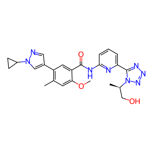 Chemical structure of BindingDB Monomer ID 497491