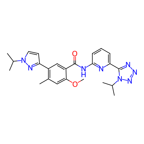 Chemical structure of BindingDB Monomer ID 497492