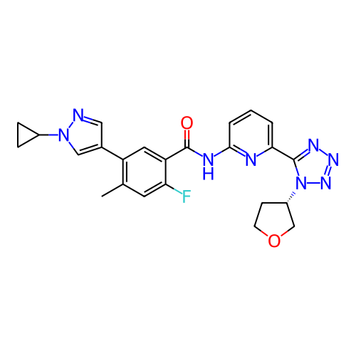 Chemical structure of BindingDB Monomer ID 497495