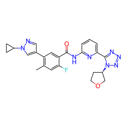 Chemical structure of BindingDB Monomer ID 497496
