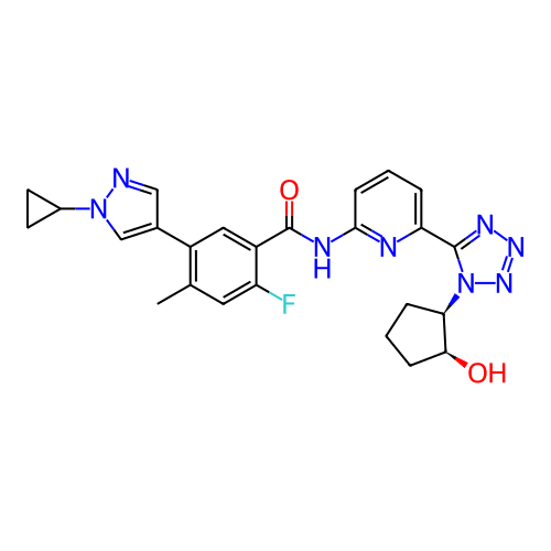 Chemical structure of BindingDB Monomer ID 497498