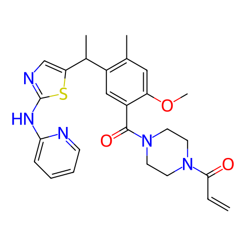 Chemical structure of BindingDB Monomer ID 498054