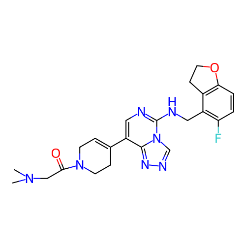 Chemical structure of BindingDB Monomer ID 498136