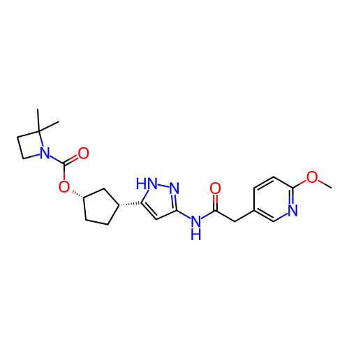 Chemical structure of BindingDB Monomer ID 498320