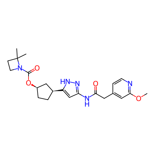 Chemical structure of BindingDB Monomer ID 498321