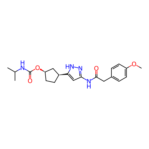 Chemical structure of BindingDB Monomer ID 498450