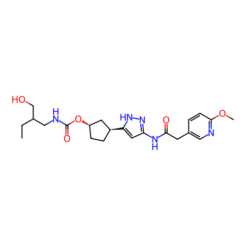 Chemical structure of BindingDB Monomer ID 498707