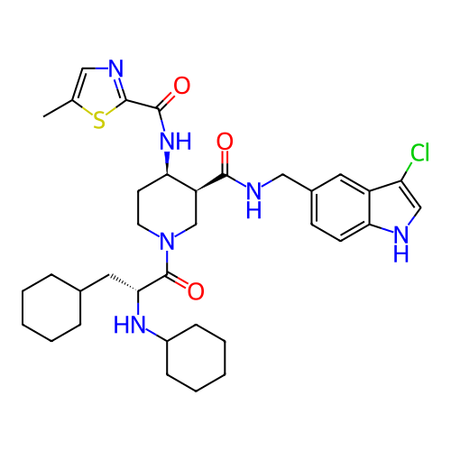 Chemical structure of BindingDB Monomer ID 498893