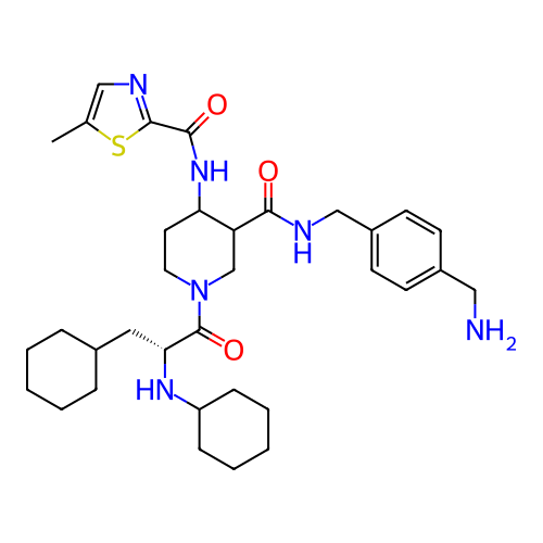 Chemical structure of BindingDB Monomer ID 498894