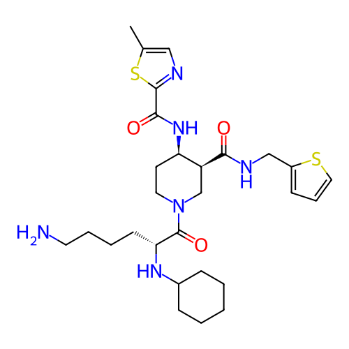 Chemical structure of BindingDB Monomer ID 498895