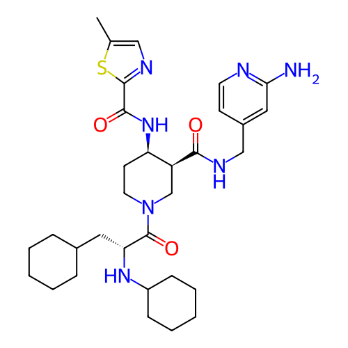 Chemical structure of BindingDB Monomer ID 498896