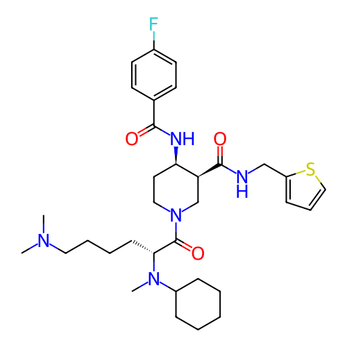 Chemical structure of BindingDB Monomer ID 498897
