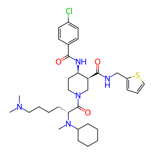 Chemical structure of BindingDB Monomer ID 498901