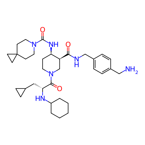Chemical structure of BindingDB Monomer ID 498904