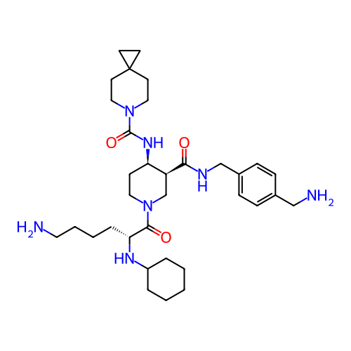 Chemical structure of BindingDB Monomer ID 498906