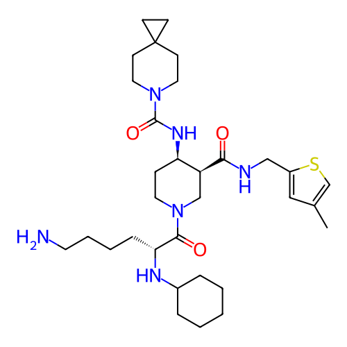 Chemical structure of BindingDB Monomer ID 498907