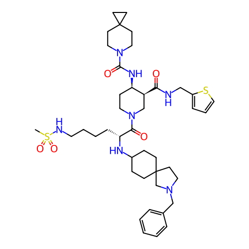 Chemical structure of BindingDB Monomer ID 498910