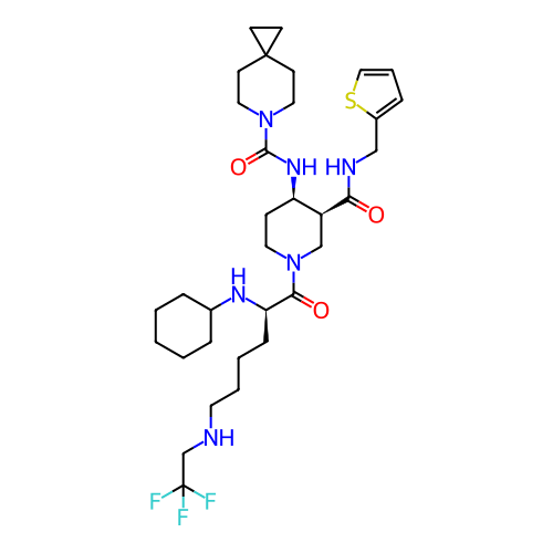 Chemical structure of BindingDB Monomer ID 498914