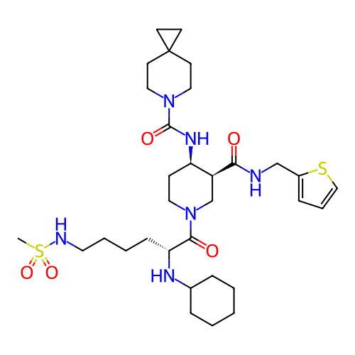 Chemical structure of BindingDB Monomer ID 498915