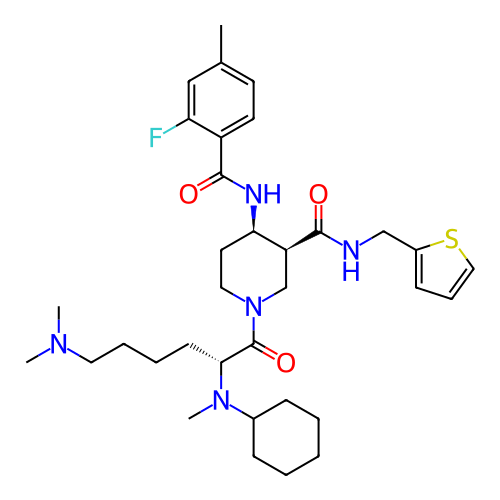 Chemical structure of BindingDB Monomer ID 498921
