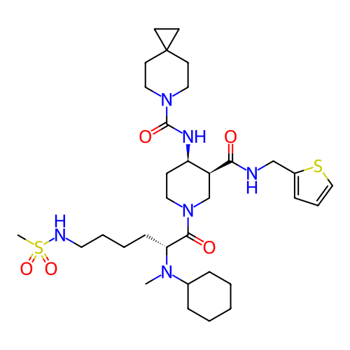 Chemical structure of BindingDB Monomer ID 498922