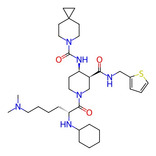 Chemical structure of BindingDB Monomer ID 498926