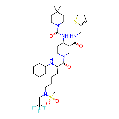 Chemical structure of BindingDB Monomer ID 498927