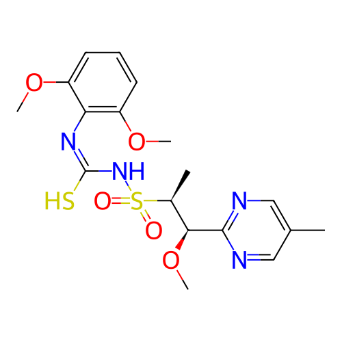 Chemical structure of BindingDB Monomer ID 499486