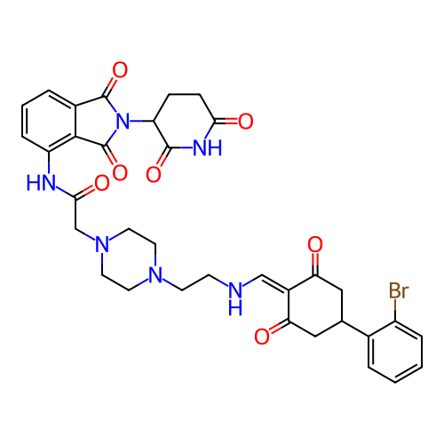 Chemical structure of BindingDB Monomer ID 500145