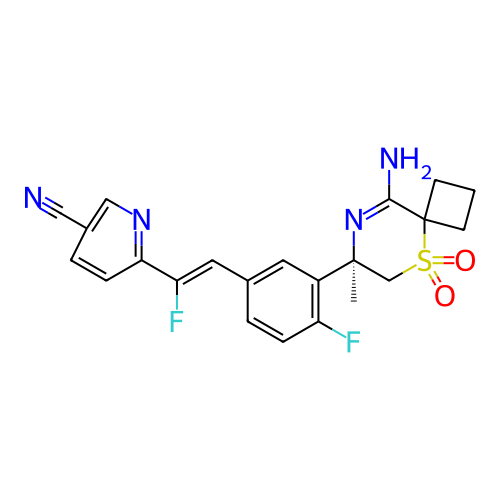 Chemical structure of BindingDB Monomer ID 501184