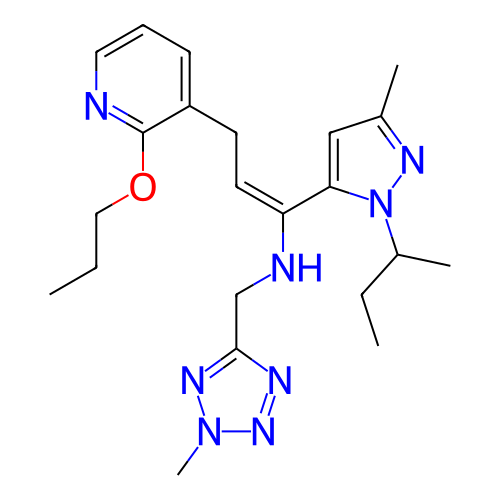 Chemical structure of BindingDB Monomer ID 501437