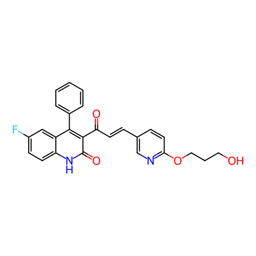 Chemical structure of BindingDB Monomer ID 501448