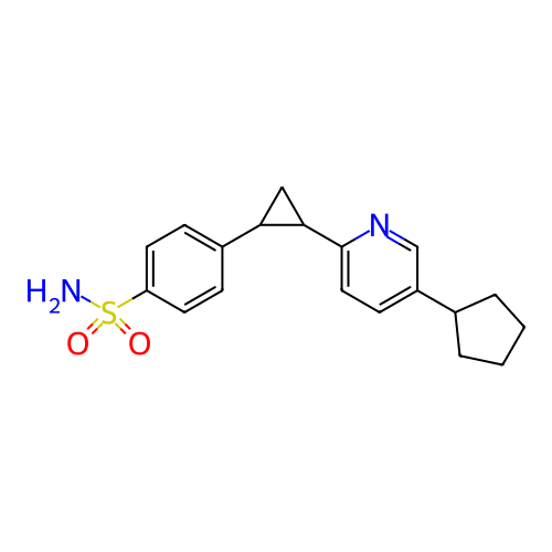 Chemical structure of BindingDB Monomer ID 501585