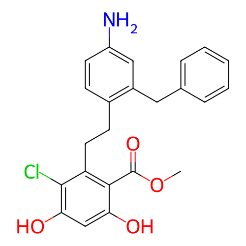 Chemical structure of BindingDB Monomer ID 501629