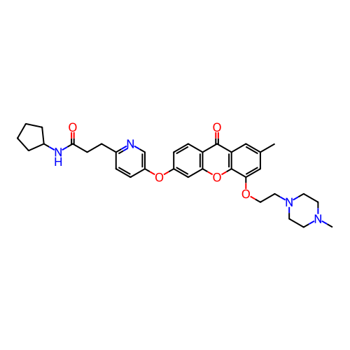 Chemical structure of BindingDB Monomer ID 501744