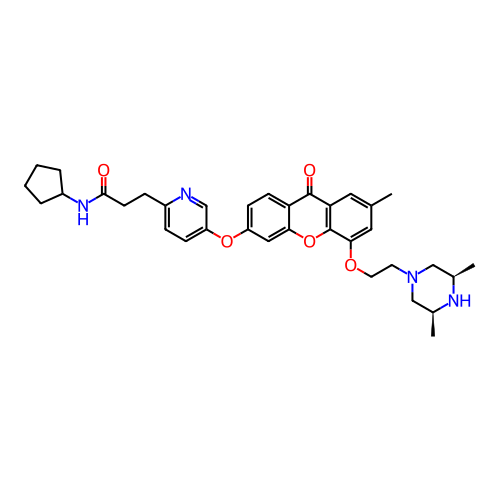 Chemical structure of BindingDB Monomer ID 501747
