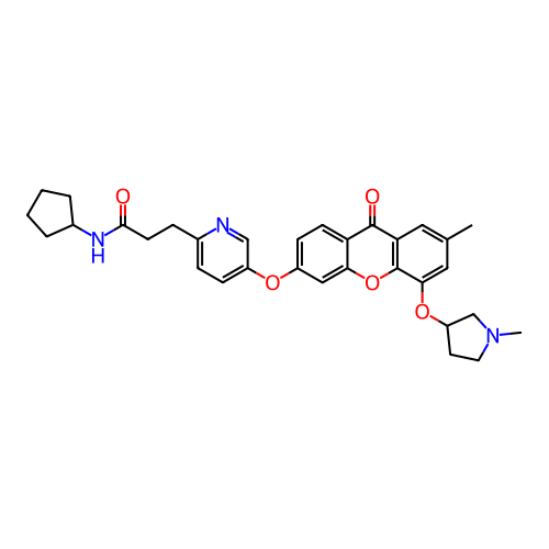 Chemical structure of BindingDB Monomer ID 501756