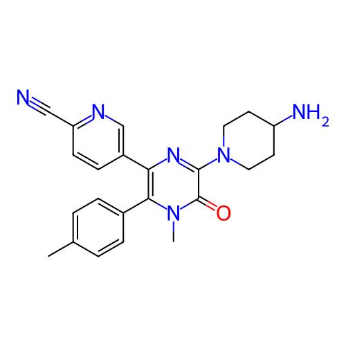 Chemical structure of BindingDB Monomer ID 501781