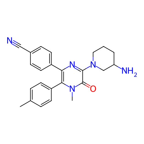 Chemical structure of BindingDB Monomer ID 501784