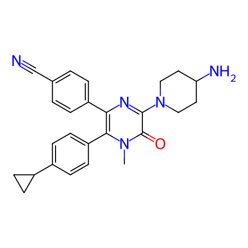Chemical structure of BindingDB Monomer ID 501795