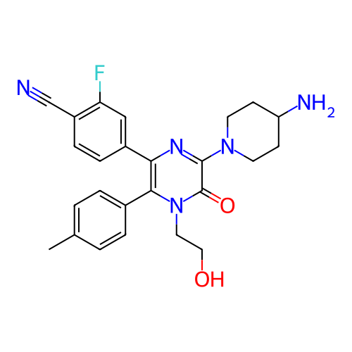 Chemical structure of BindingDB Monomer ID 501804