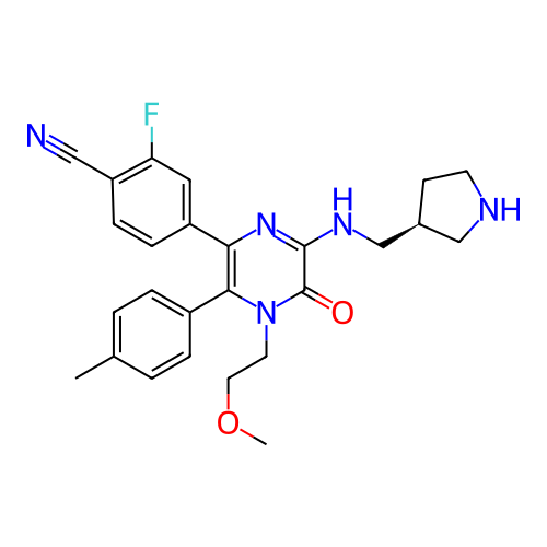 Chemical structure of BindingDB Monomer ID 501805