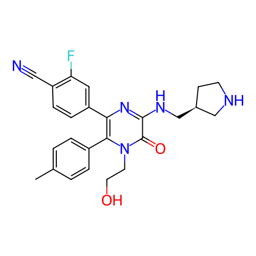 Chemical structure of BindingDB Monomer ID 501806
