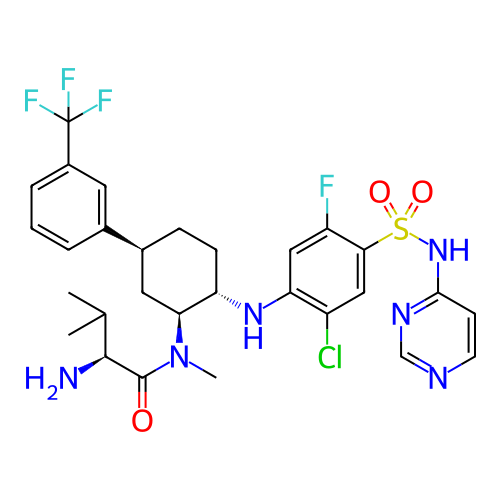 Chemical structure of BindingDB Monomer ID 501898